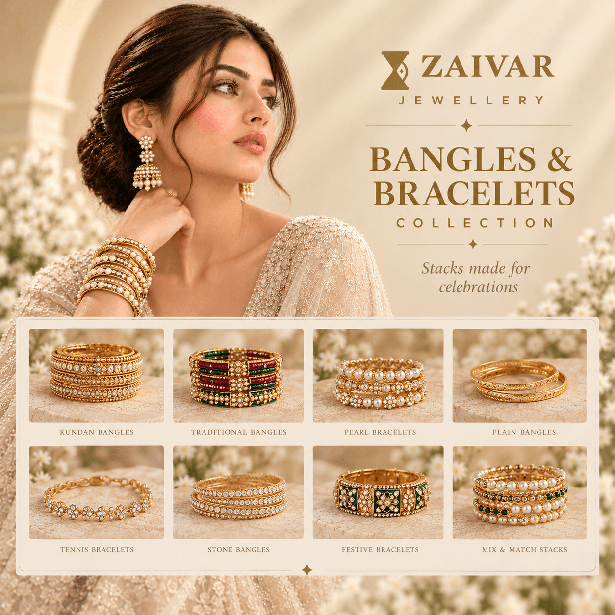 Festive bangles and bracelets